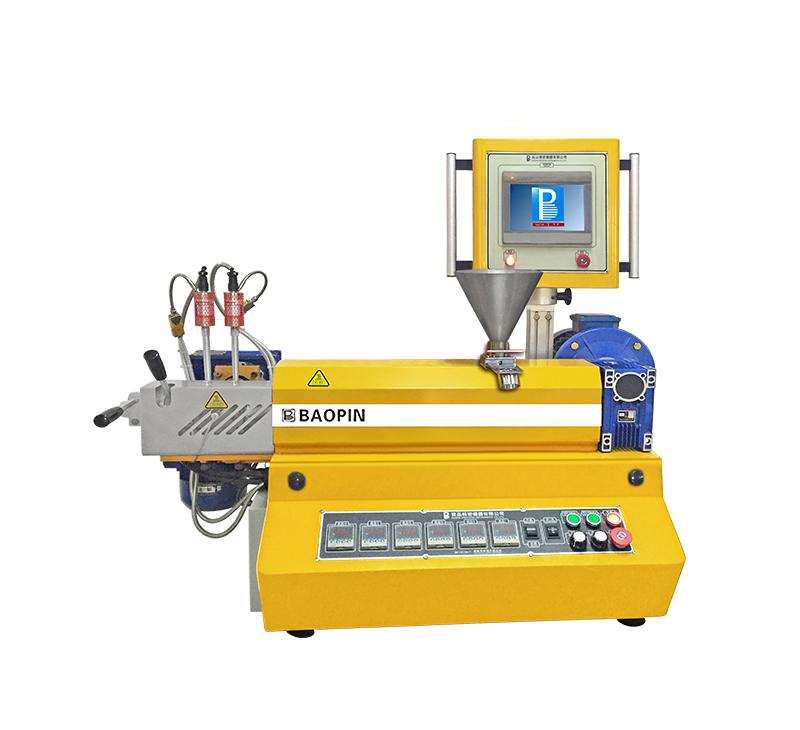 LABORATORY SINGLE SCREW EXTRUDER/ FILTRABILITY TEST/PLC CONTROL/BENCH-TOP TYPE